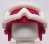 Lego Magenta Aviator Helmet with White Goggles