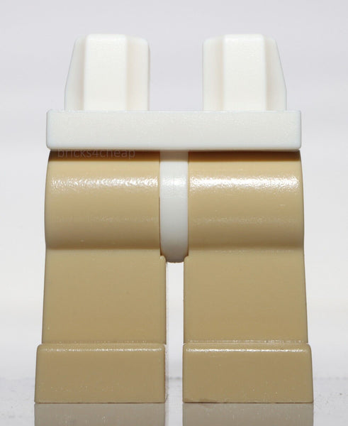Lego Tan Minifig Legs with White Hips