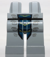 Lego Ninjago Light Bluish Gray Hips and Legs with Dark Blue Snake Pattern