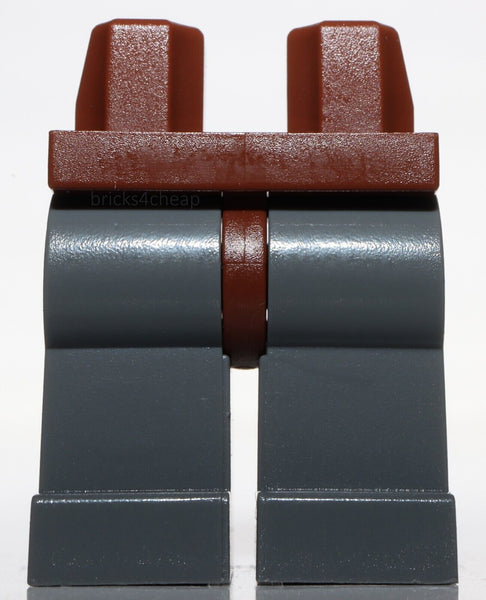 Lego Dark Bluish Gray Legs with Reddish Brown Hips