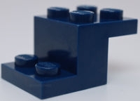 Lego 10x Dark Blue Bracket 3 x 2 x 1 1/3