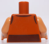 Lego Dark Orange Torso Greek Armor Blue Clasps White Trim Reddish Brown Belt