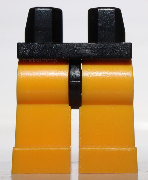 Lego Bright Light Orange Minifig Legs with Black Hips