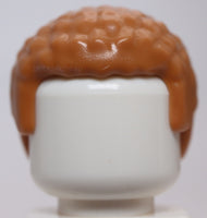 Lego Medium Nougat Minifig Hair Male with Coiled Texture Gems In the Attic