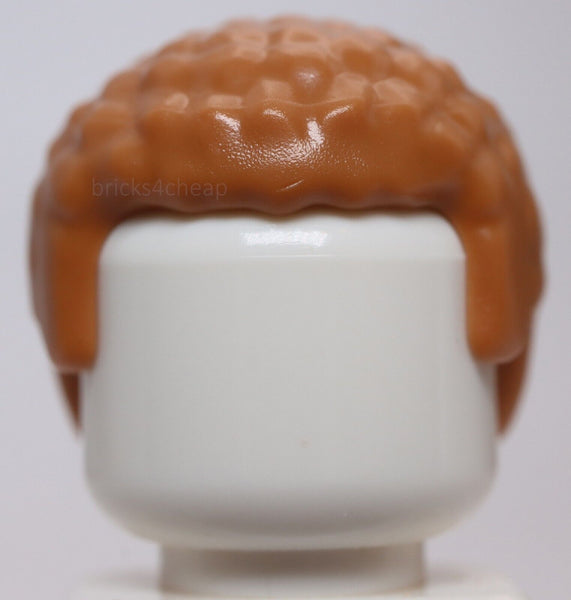 Lego Medium Nougat Minifig Hair Male with Coiled Texture