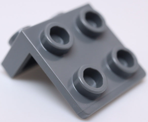 Lego 15x Dark Bluish Gray Bracket 1 x 2  2 x 2