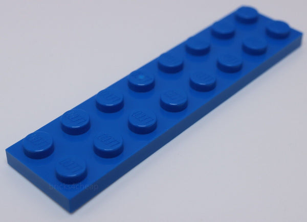 Lego 10x Blue 2 x 8 Plate