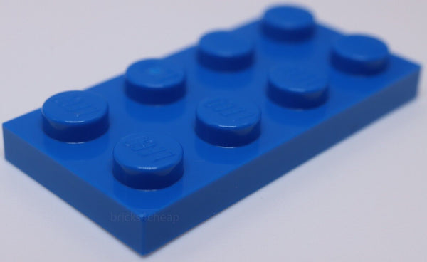 Lego 10x Blue 2 x 4 Plate