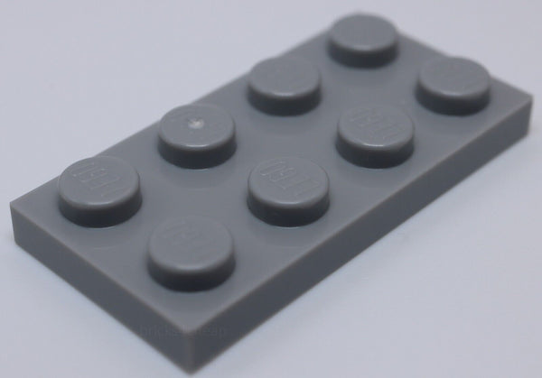 Lego 15x Light Bluish Gray 2 x 4 Plate