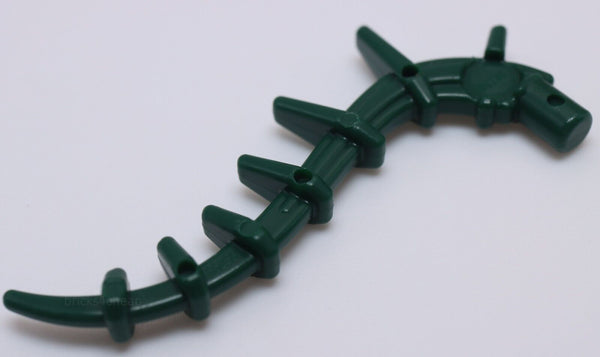 Lego 10x Dark Green Plant Vine Seaweed Appendage Spiked Bionicle