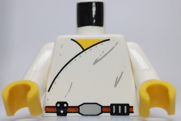 Lego Star Wars White Minifig Torso Luke Skywalker Tunic Wrap