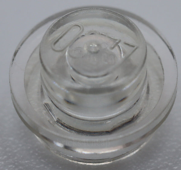 Lego 20x Trans Clear 1 x 1 Round Plate