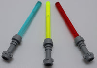 Lego Star Wars Light Saber Hilt Trans Bar 4L lot of 3 Minifig Weapon