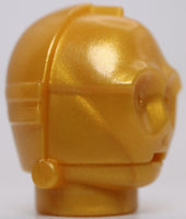 Lego Star Wars C-3pO Pearl Gold Minifig Head K-3PO Protocol Droid