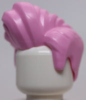 Lego Bright Pink Minifig Hair Male Pompadour