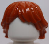 Lego Dark Orange Minifig Hair Tousled and Layered Luke Sykwalker