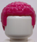 Lego Magenta Minifig Hair Male with Coiled Texture