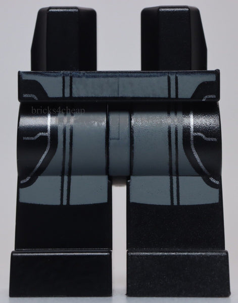 Lego Star Wars Black Hips and Legs Inquisitor Dark Bluish Gray Robe Pattern