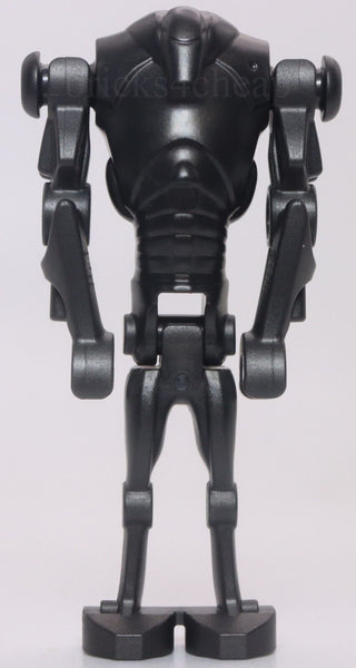 Lego Pearl Dark Gray Super Battle Droid with Narrow Head Chest Light Indent