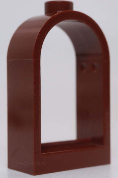 Lego 2x Reddish Brown  1 x 2 x 2 2/3 with Rounded Top