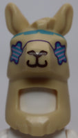 Lego Dark Tan Llama Costume Mask Star Glasses