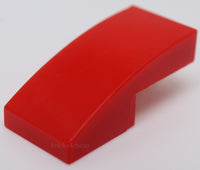 Lego 20x Red Slope Curved 2 x 1