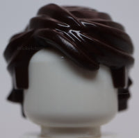 Lego Dark Brown Minifig Hair Swept Back Tousled Anakin