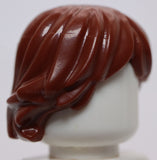 Lego Star Wars Reddish Brown Minifig Hair Tousled and Layered Luke Skywalker