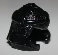 Lego Castle Black Minifig Headgear Helmet w/ Cheek Protection Thin Bands Troll