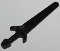 Lego Castle Black Angular Minifig Sword Weapon NEW