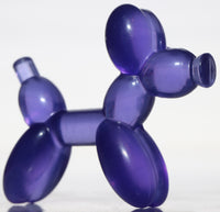 Lego Trans Dark Purple Poodle Balloon Dog Minifig Utensil