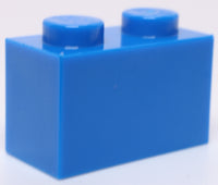 Lego 31x Blue 1 x 2 Brick