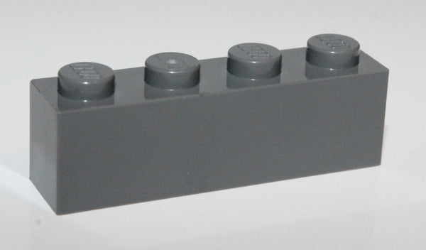 Lego 10x Dark Bluish Gray 1 x 4 Brick