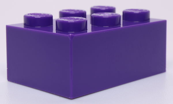 Lego 5x Dark Purple Brick 2 x 3