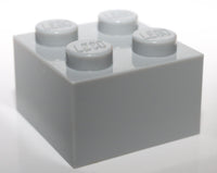 Lego 10x Light Bluish Gray 2 x 2 Brick