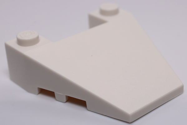 Lego 10x White Wedge 4 x 4 Taper with Stud Notches