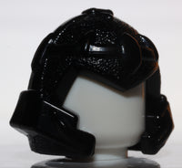 Lego Castle Black Minifig Headgear Helmet w/ Cheek Protection Thin Bands Troll