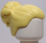 Lego Bright Light Yellow Minifig Hair Female with Large High Bun