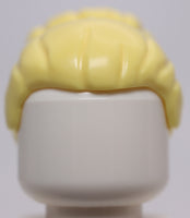 Lego Bright Light Yellow Minifig Hair Female with Large High Bun