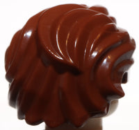 Lego Star Wars Reddish Brown Minifig Headgear Hair Swept Back Tousled Anakin