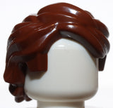 Lego Star Wars Reddish Brown Minifig Headgear Hair Swept Back Tousled Anakin
