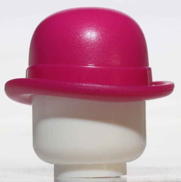 Lego Magenta Clown Bowler Hat Cap