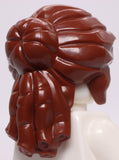 Lego Reddish Brown Female Hair Rear Bun Thick Braids