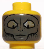 Lego Star Wars Yellow Minifig Head Alien Female Veil Gray Face Zam Wesell