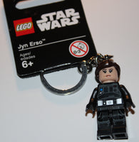 Lego Star Wars Jyn Erso Keychain Minifig NEW