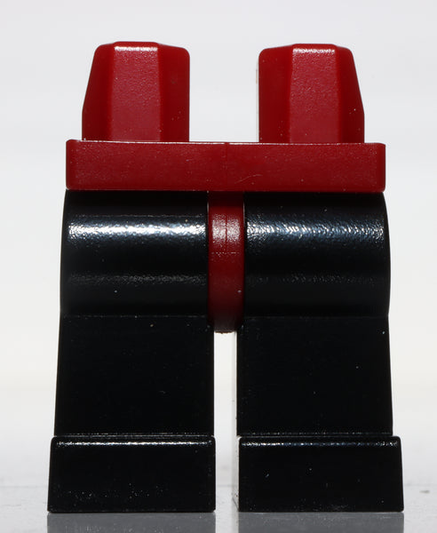 Lego Castle Black Minifig Legs w/ Dark Red Hips NEW