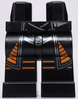 Lego Star Wars Hips and Legs Coattails Silver and Orange Hem Knee Wrappings