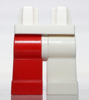 Lego 2x Castle Red Right white Left Legs White Hips NEW