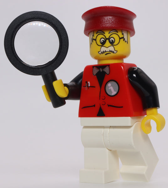 Lego Studios Infomanaic Minifig with Magnifying Glass