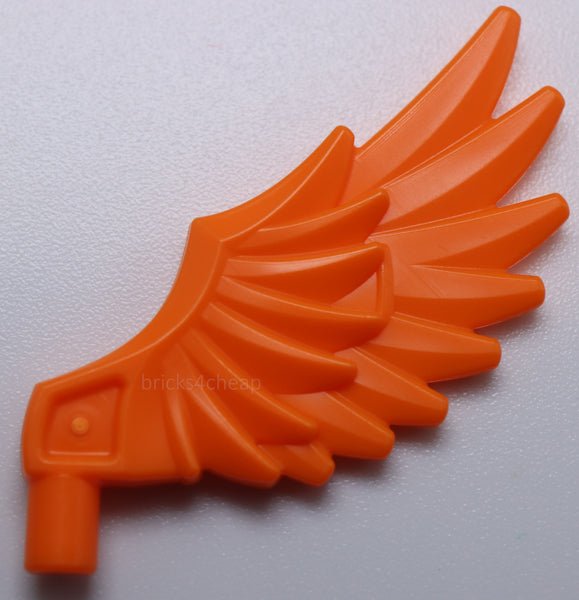 Lego 4x Orange Minifig Wings Feathered Minifig Bodypart